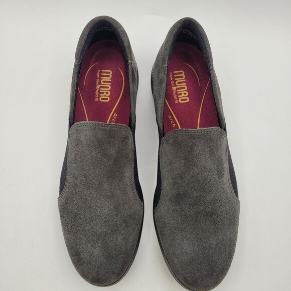 Munro Clay Wedge Slip On Loafer Womens 8.5 M Travel Casual Perfect Fit - Picture 2 of 13